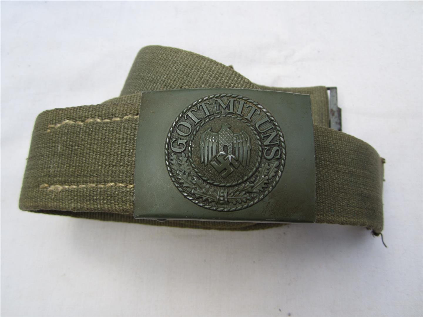 Captain Jacks Militaria WW2 German Army Parade Belt Buckle